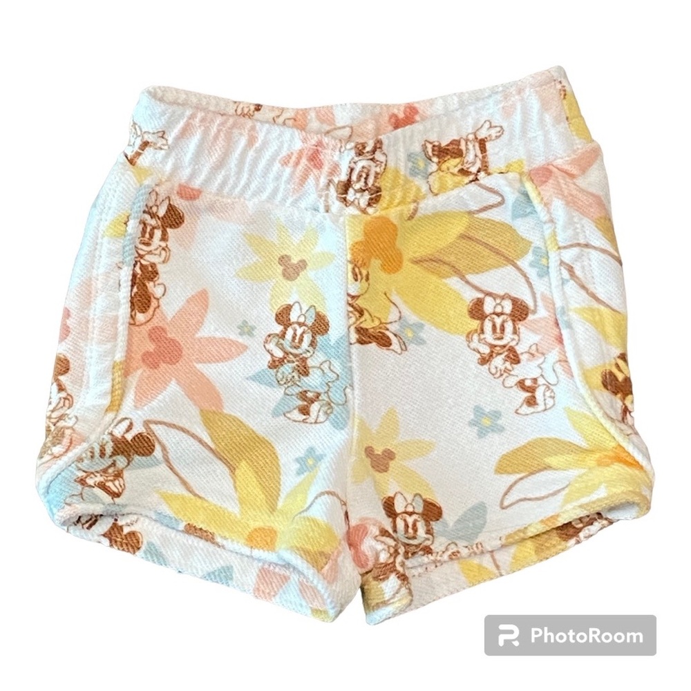 Disney Store tropical Minnie Mouse shorts